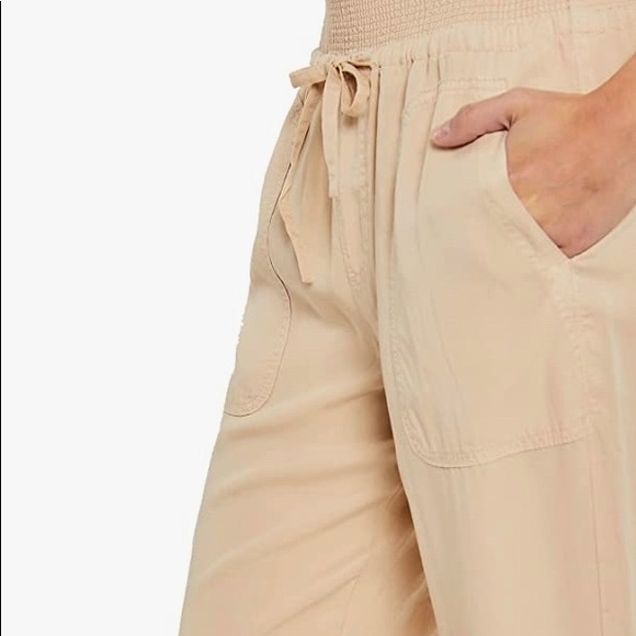 Love Tree Casual Drawstring Pants with Smocked Elastic Waistband Joggers - Picture 2 of 9